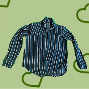 BLUE STRIPPED BLOUSE